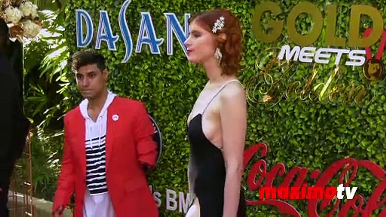 Kiesza 7th Annual "Gold Meets Golden" Red Carpet Fashion