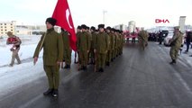 Sivas'ta, sarıkamış şehitleri için yürüyüş