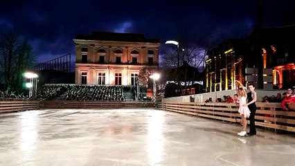 Gala de patinage du mois givré : Alice Bocquet et Yann Vogelbacher, 8 et 10 ans