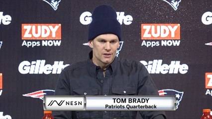 Tom Brady Titans vs. Patriots Wild Card Round Postgame Press Conference Trading