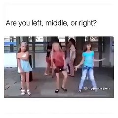 El baile de esta niña y las caras de las otras dos no tienen precio