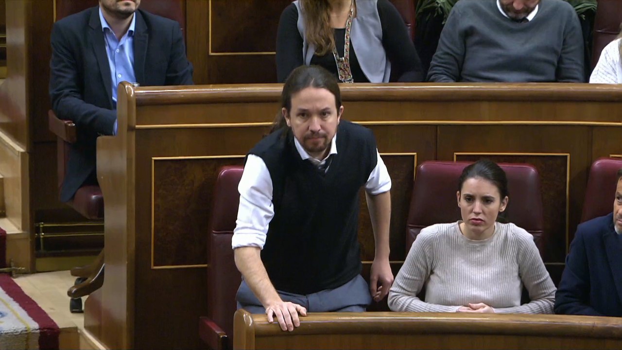 Votación de Iglesias, Lastra, ERC, Vox, Arrimadas, Casado y Sánchez