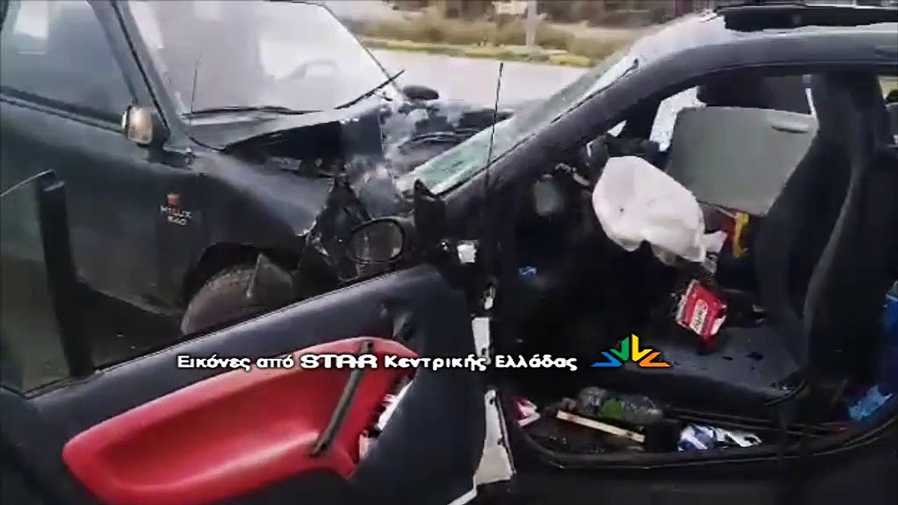 Λαμία: Σφοδρή σύγκρουση δύο ΙΧ  - Τραυματισμένο...