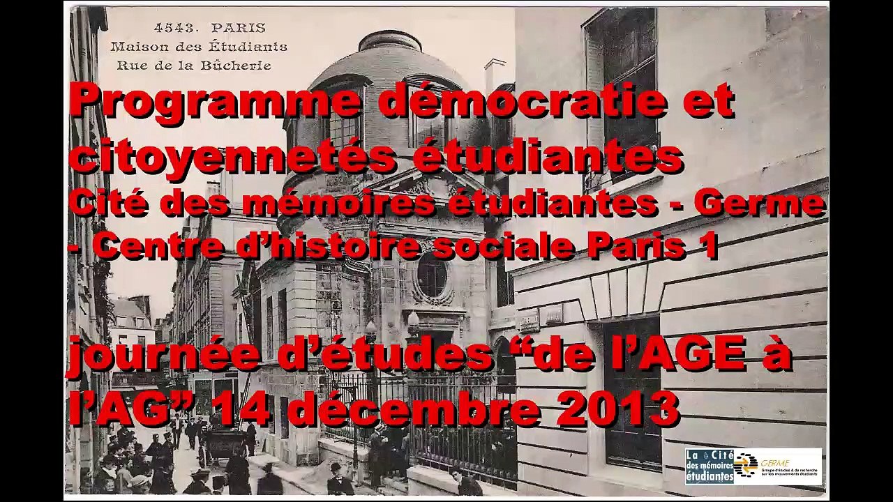 De l'AGE à l'AG : 1er débat