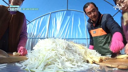 "이 맛에 김장하는 거지~" 딴길로 새는 채연父와 감시레이더 발동한 채연(ㅋㅋ)!