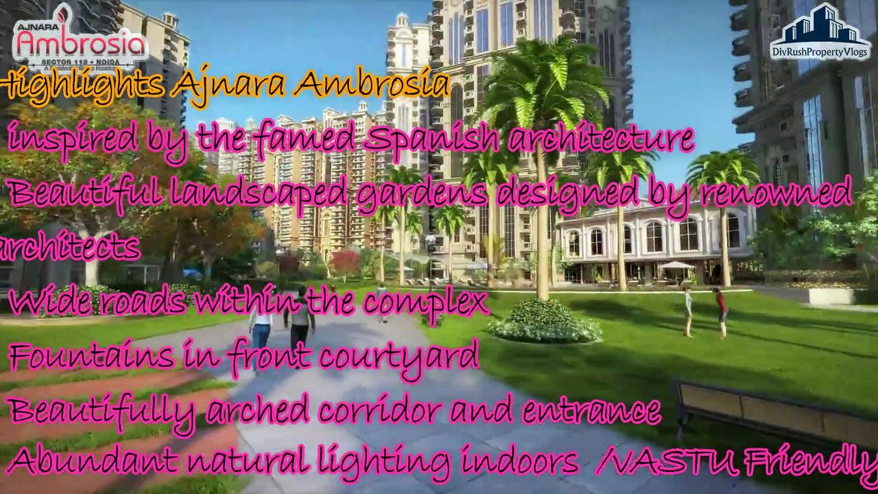 The Spain of Noida | 3 BHK flat in noida | Ajnara Ambrosia | Close to metro
