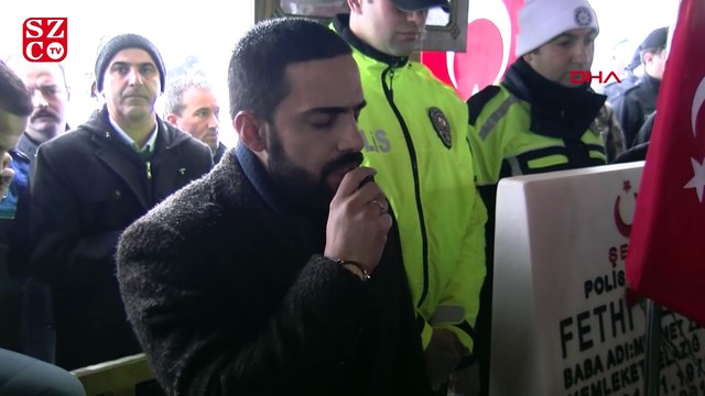 Şehit polis Fethi Sekin kabri başında anıldı