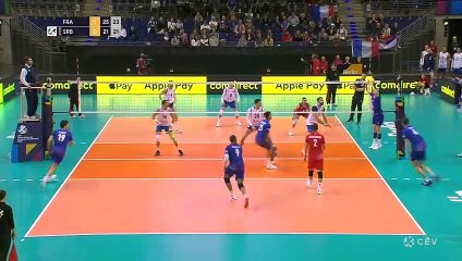 La France bat la Serbie d'entrée - Volley - TQO (H)
