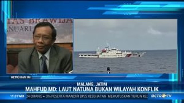 Soal Natuna, Mahfud MD Tegaskan Indonesia Tak Akan Negosiasi dengan Tiongkok