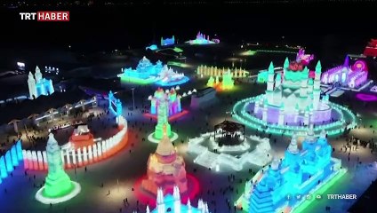 Çin'in en büyük buz festivali başladı