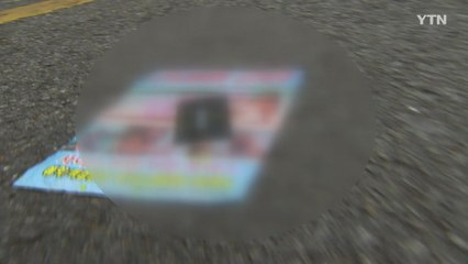 불법 광고물 가져오면 현금으로 보상 / YTN