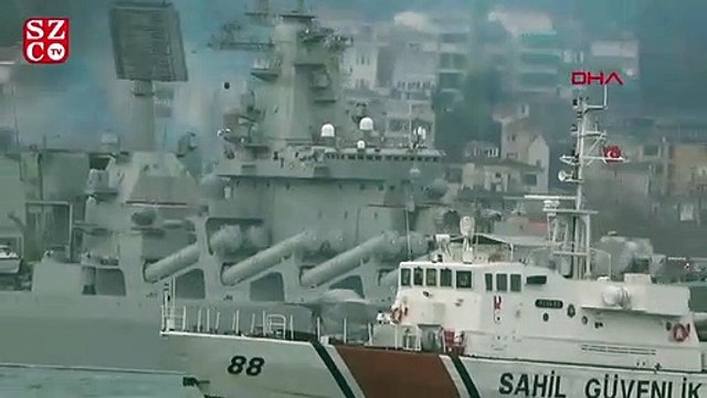 Rus füze gemisi İstanbul Boğazı'ndan geçti!