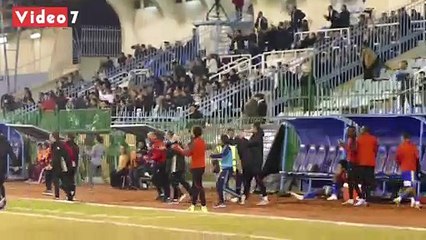 شاهد.. فرحة دكة بدلا طنطا بهدف التعادل فى شباك الزمالك