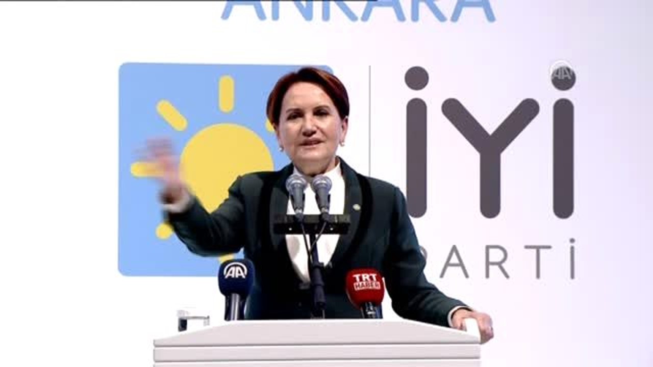 Akşener: "İlk defa bir arkadaşımız somut bir sonuçla Ankara Büyükşehir Belediye Başkanı oldu"