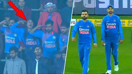 மைதானத்தில் கெத்து காட்டிய இந்திய ரசிகர்கள் !