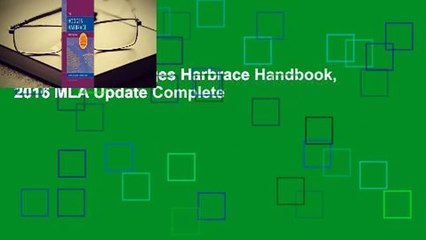 Full version  Hodges Harbrace Handbook, 2016 MLA Update Complete