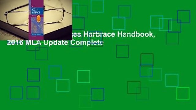 Full version Hodges Harbrace Handbook, 2016 MLA Update Complete