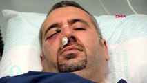 Kahramanmaraş hasta yakınının saldırısına uğrayan sağlık teknikerinin elmacık kemiği kırıldı