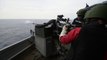 US Sailors Training With Mk 38 Machine Gun - A Live Fire Exercise -
