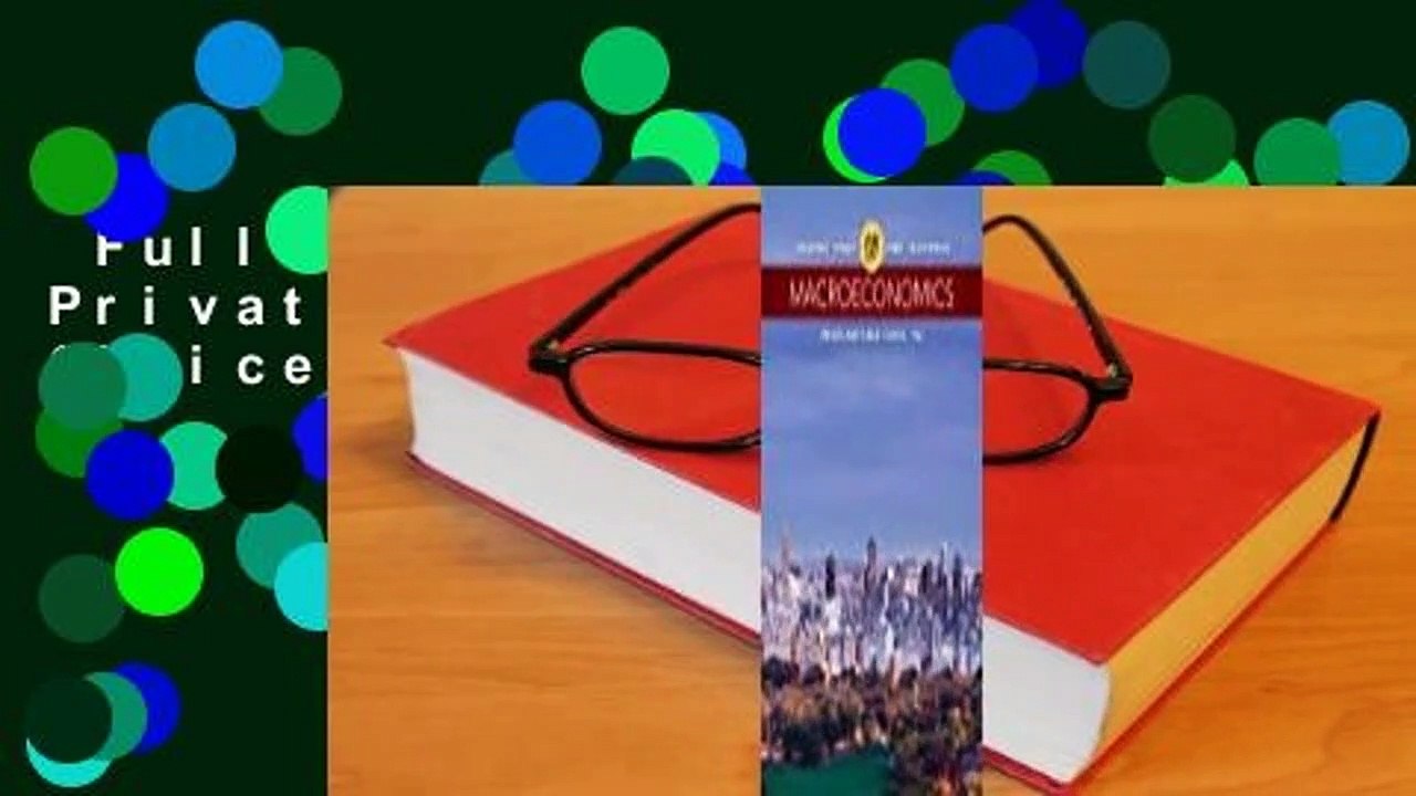 Full E-book  Macroeconomics: Private and Public Choice  For Online
