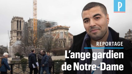 Download Video: Fadhe, le grutier du chantier de Notre-Dame