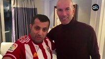 El jeque del Almería se reúne con Zidane y repite el cabezazo de Materazzi