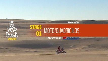 Dakar 2020 - Etapa 1 (Jeddah / Al Wajh) - Resumen Moto/Quadriciclos