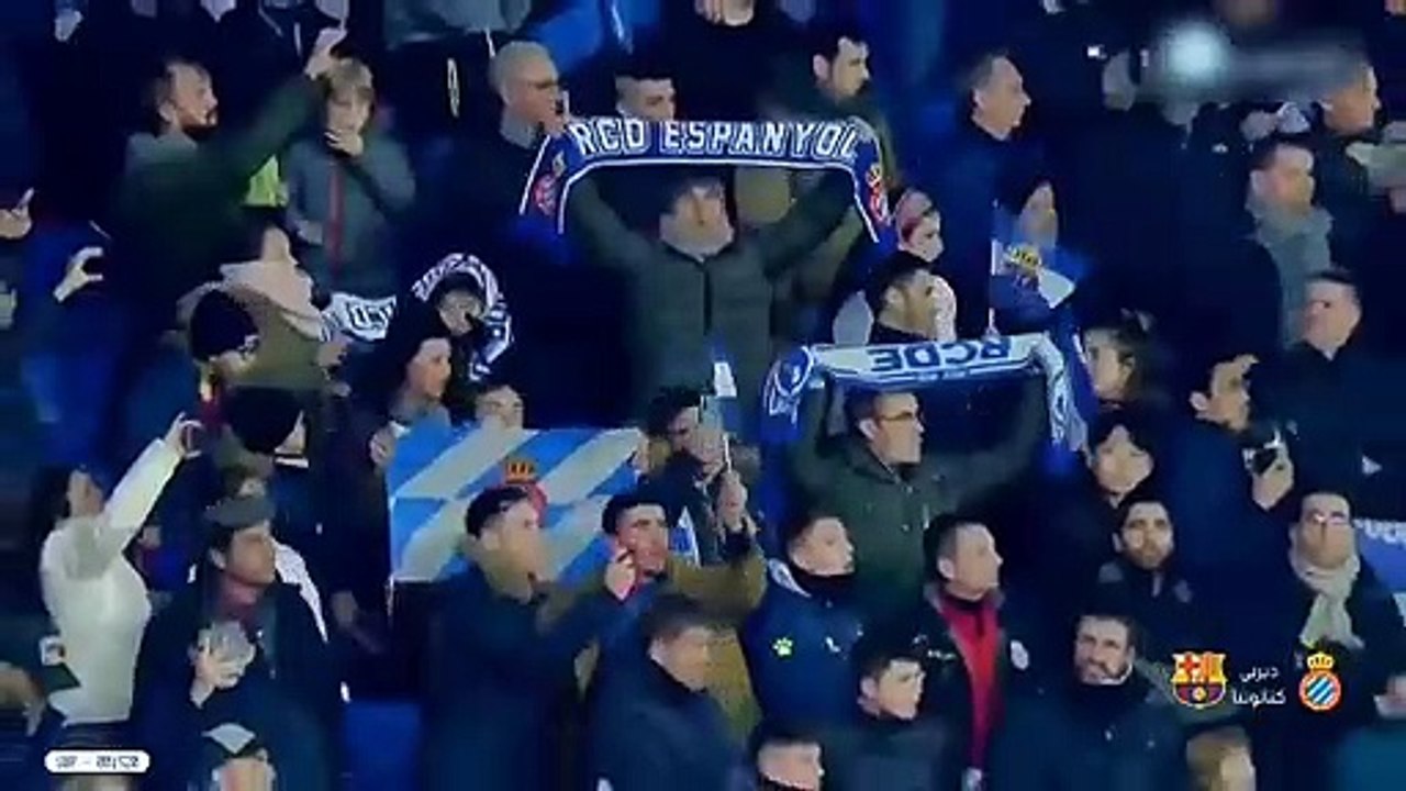 ملخص مباراة برشلونة واسبانيول 2-2 - مباراة قوية...