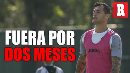 Milton Caraglio estaría fuera de Cruz Azul por dos meses