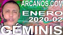 GEMINIS ENERO 2020 ARCANOS.COM - Horóscopo 5 al 11 de enero de 2020 - Semana 02