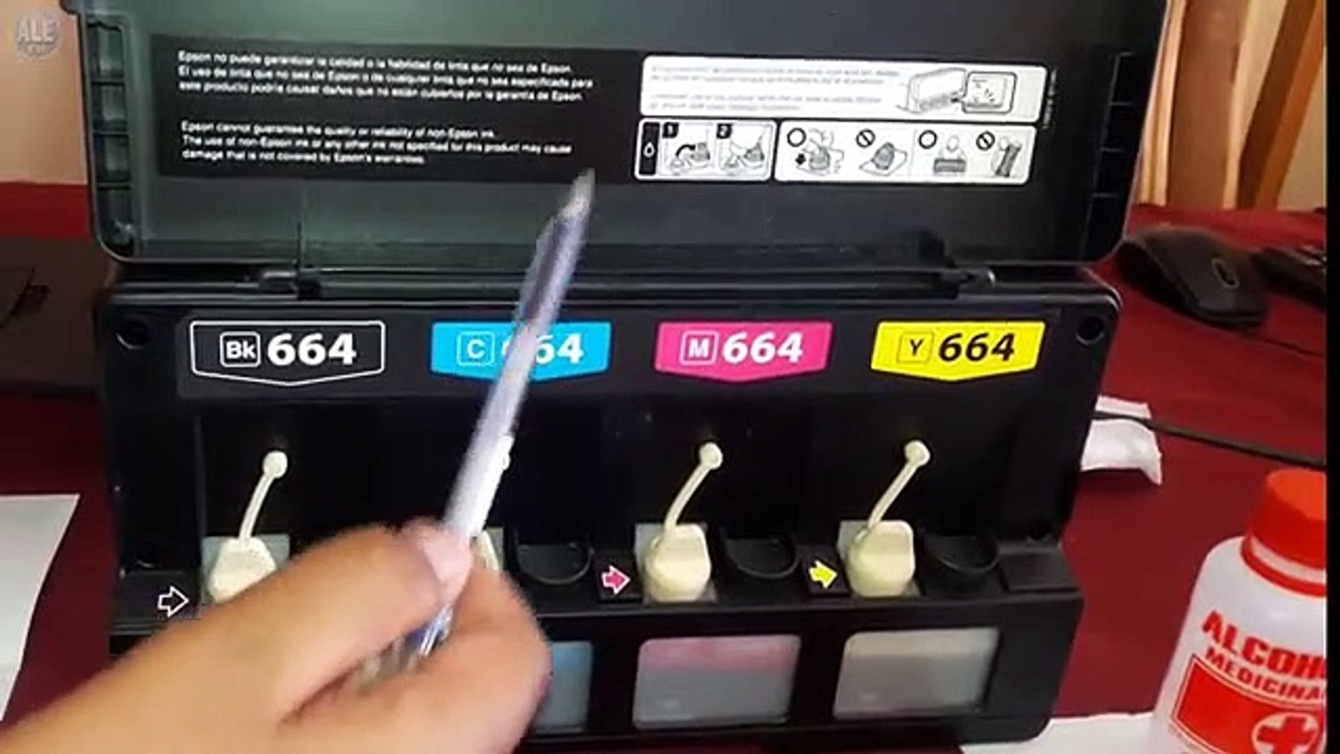 Sabes cómo recargar la tinta de tu Epson L395? - Vídeo Dailymotion