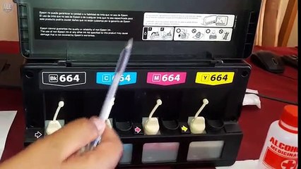 ¿Sabes cómo recargar la tinta de tu Epson L395?