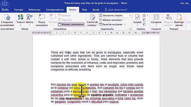 Así se activa el corrector ortográfico en Word