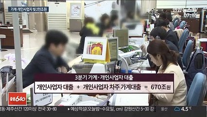 가계·개인사업자 빚 2천조원…소상공인 주택대출용