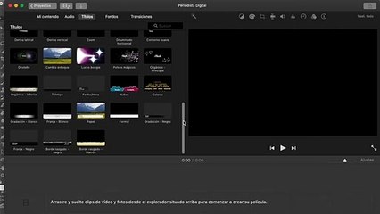 Así puedes poner rápidamente un título inicial a tu vídeo en iMovie