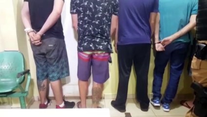 Cinco pessoas são presas com arma no Bairro Santa Cruz