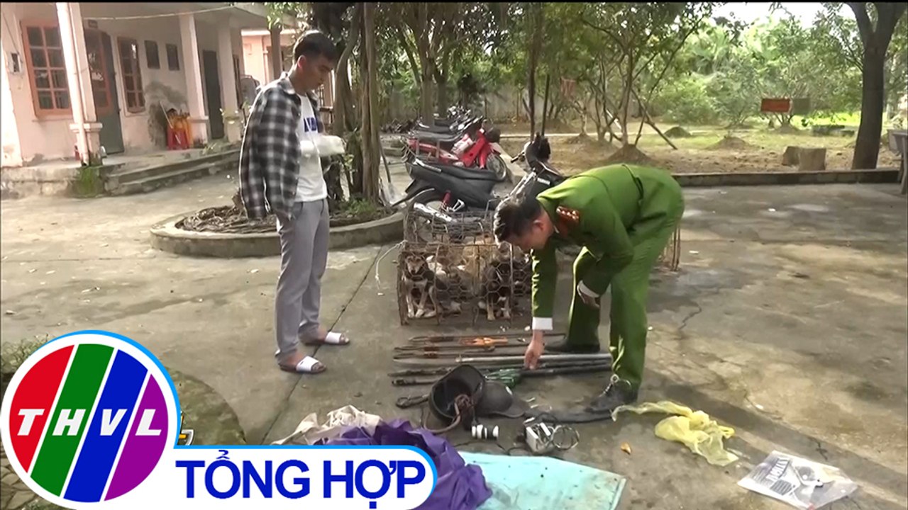 Bắt nhóm trộm chó có mang hung khí, chém Công an bị thương