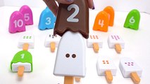 Teach Kids how to Count Numbers with Fun Popsicle Toys and Colorful Puzzle!