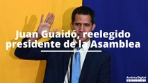 Juan Guaidó fue reelegido presidente de la Asamblea Nacional de Venezuela