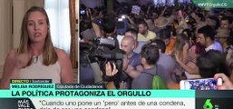 Melisa Rodríguez (Cs) se enzarza con Mamen Mendizabal por los 'peros' de la periodista de laSexta a la hora de condenar las agresiones del Orgullo