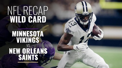 Wild Card:  Vikings vs. Saints