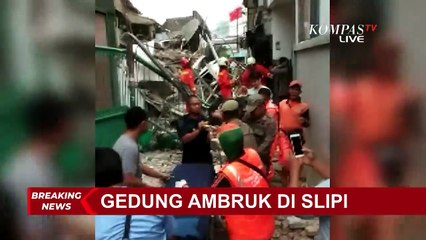 Gedung Roboh di Slipi, Jakarta Barat