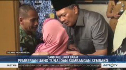 Masuk Gorong-gorong, Uha dan Uho Dapat Sembako dan Uang Tunai dari Wali Kota Bandung