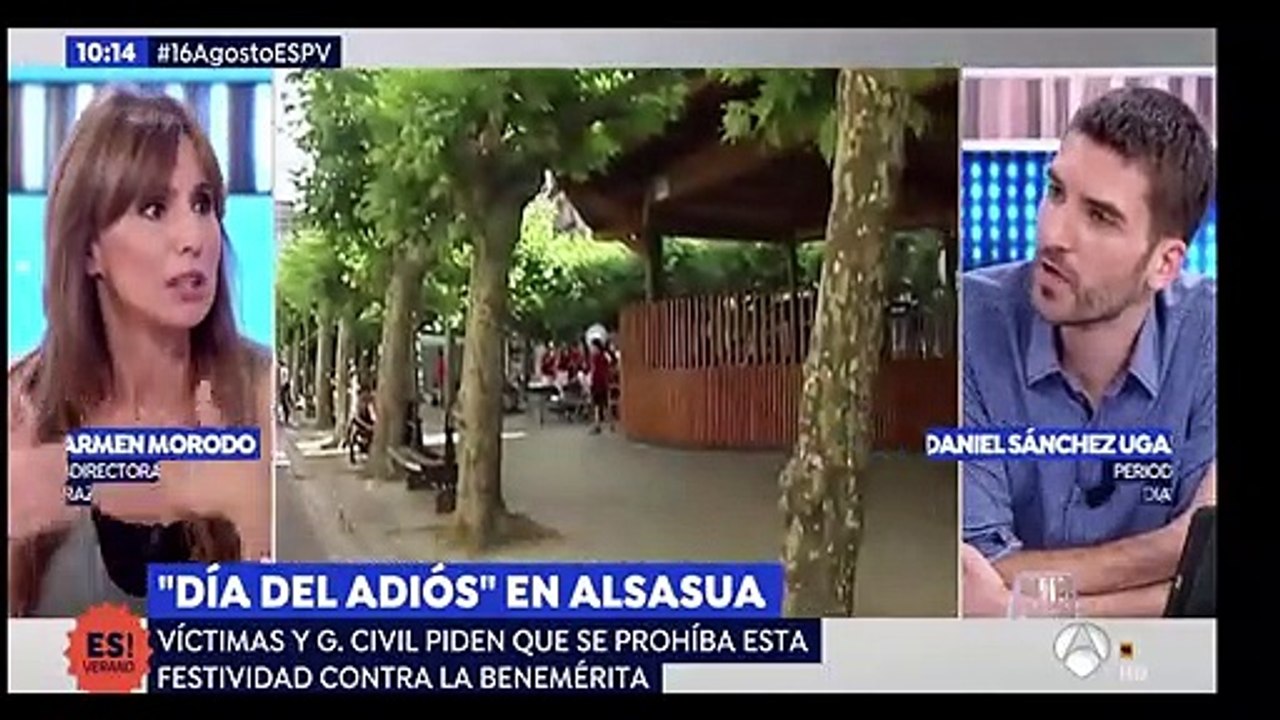 Carlos Cuesta le canta las verdades del barquero al niñato indepe de Atresmedia, defensor de los actos de ultraje a la Guardia Civil