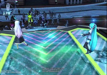 Phantasy Star Online 2: ( Miku Hatsune and Luka Megurine concert "Living Universe")