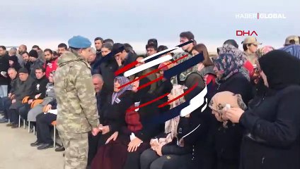 Şehit askerler törenle memleketlerine uğurlandı