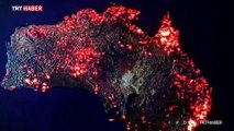 Avustralya'daki yangınlarda 11 milyon futbol sahası büyüklüğünde alan kül oldu