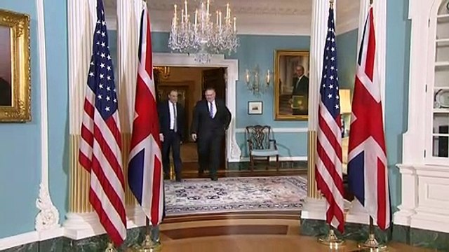 UK Foreign Secretary meets with US Secretary of State