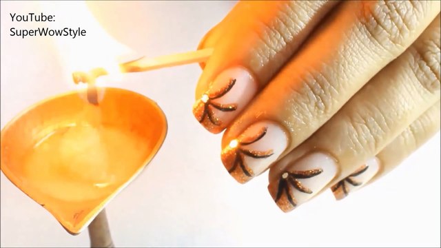 No Tools Nail Art __ Diwali Nail Designs __ superwowstyle (Indian Beauty Blogger)