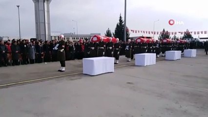 Suriye şehitleri memleketlerine uğurlandı